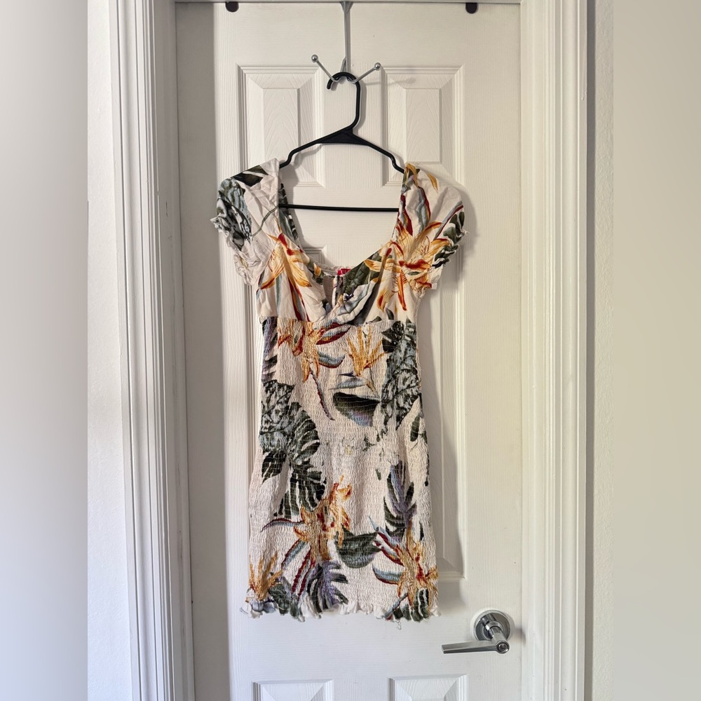 Guess Multicolor Floral Dress
